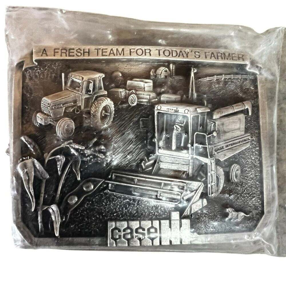 Case IH Belt buckle, 1985, First buckle under new Case International name